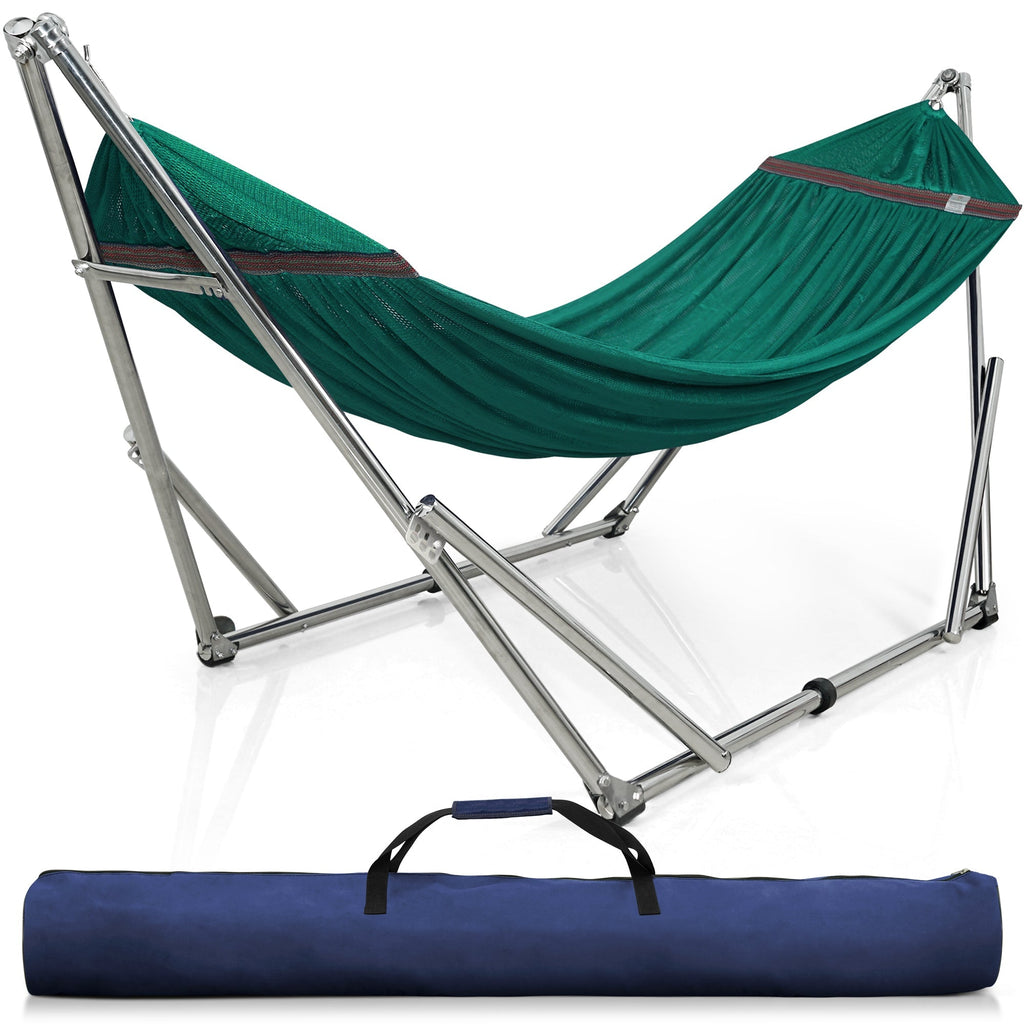 Tranquillo Original Stainless Steel Hammock Stand for Ultimate Relaxation