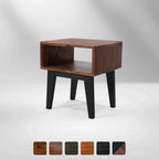 Acacia Serena Solid Wood Nightstand - Elegant and Durable Bedside Storage