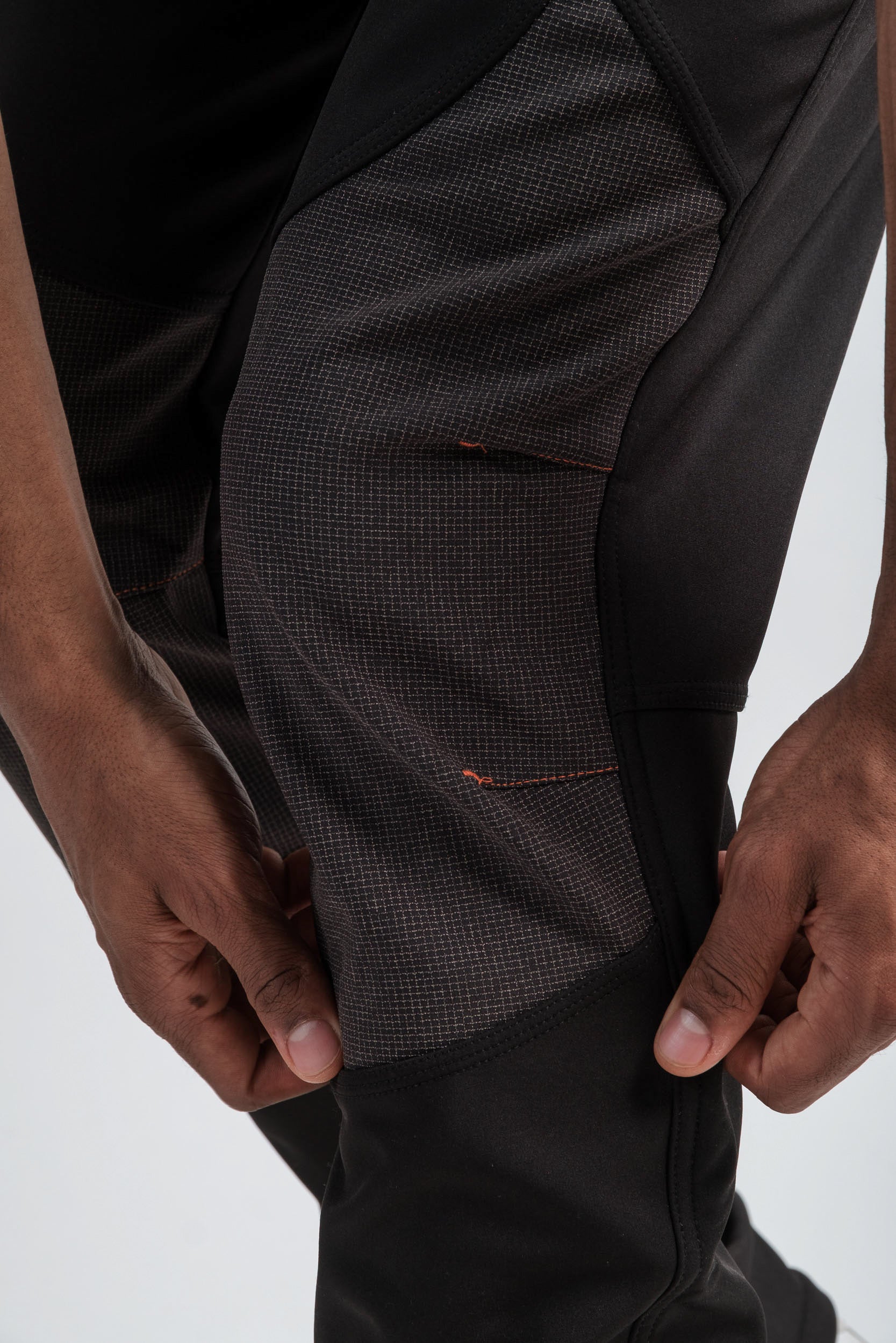 Men's Black Adventure Water Resistant Pants