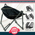 Tranquillo Uniki Canvas Hammock with Stand for Ultimate Relaxation