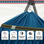 Tranquillo Uniki Canvas Hammock with Stand for Ultimate Relaxation