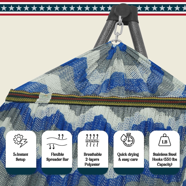 Tranquillo Uniki Collapsible Hammock Stand for Ultimate Relaxation