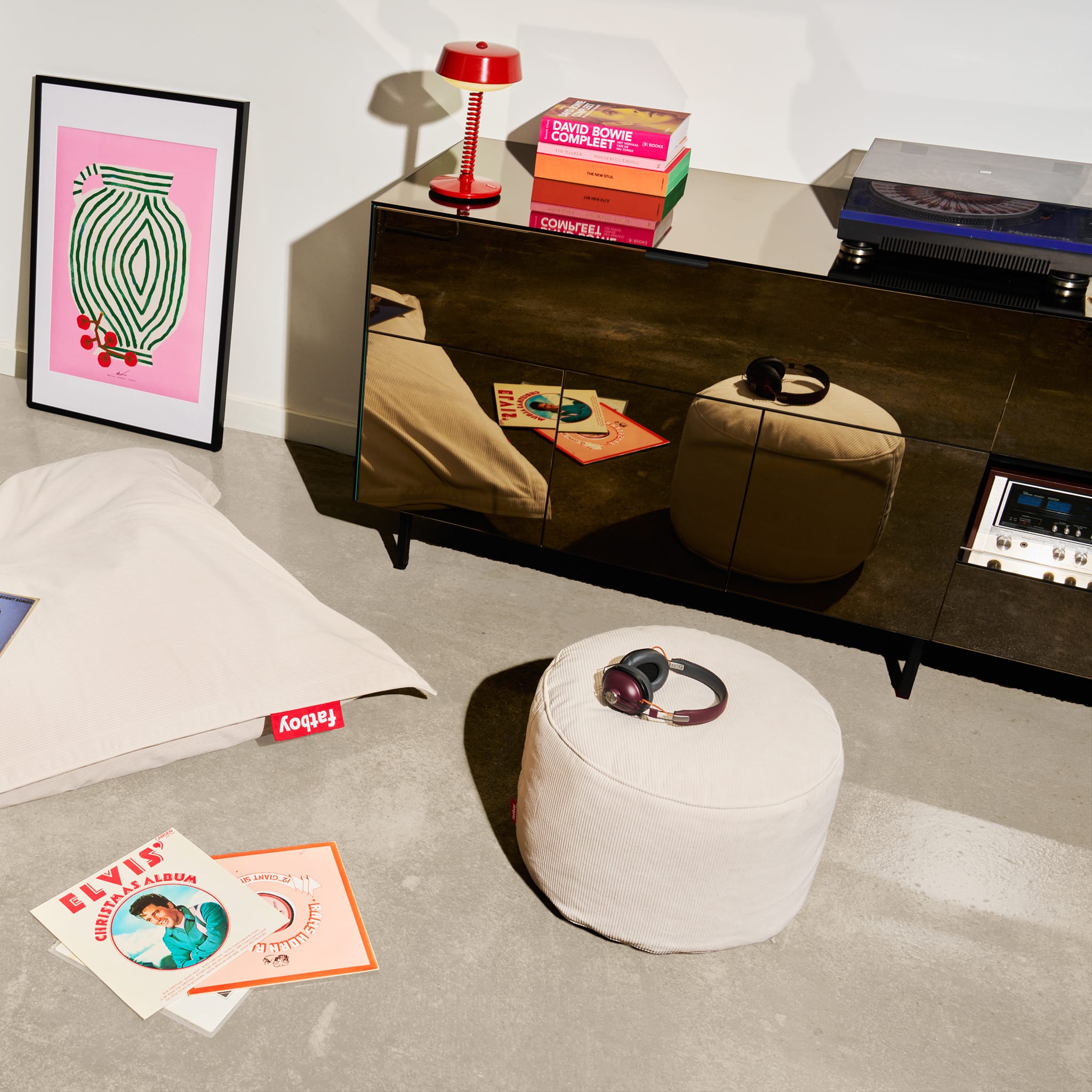 Point Cord Ottoman & Footrest Indoor Use