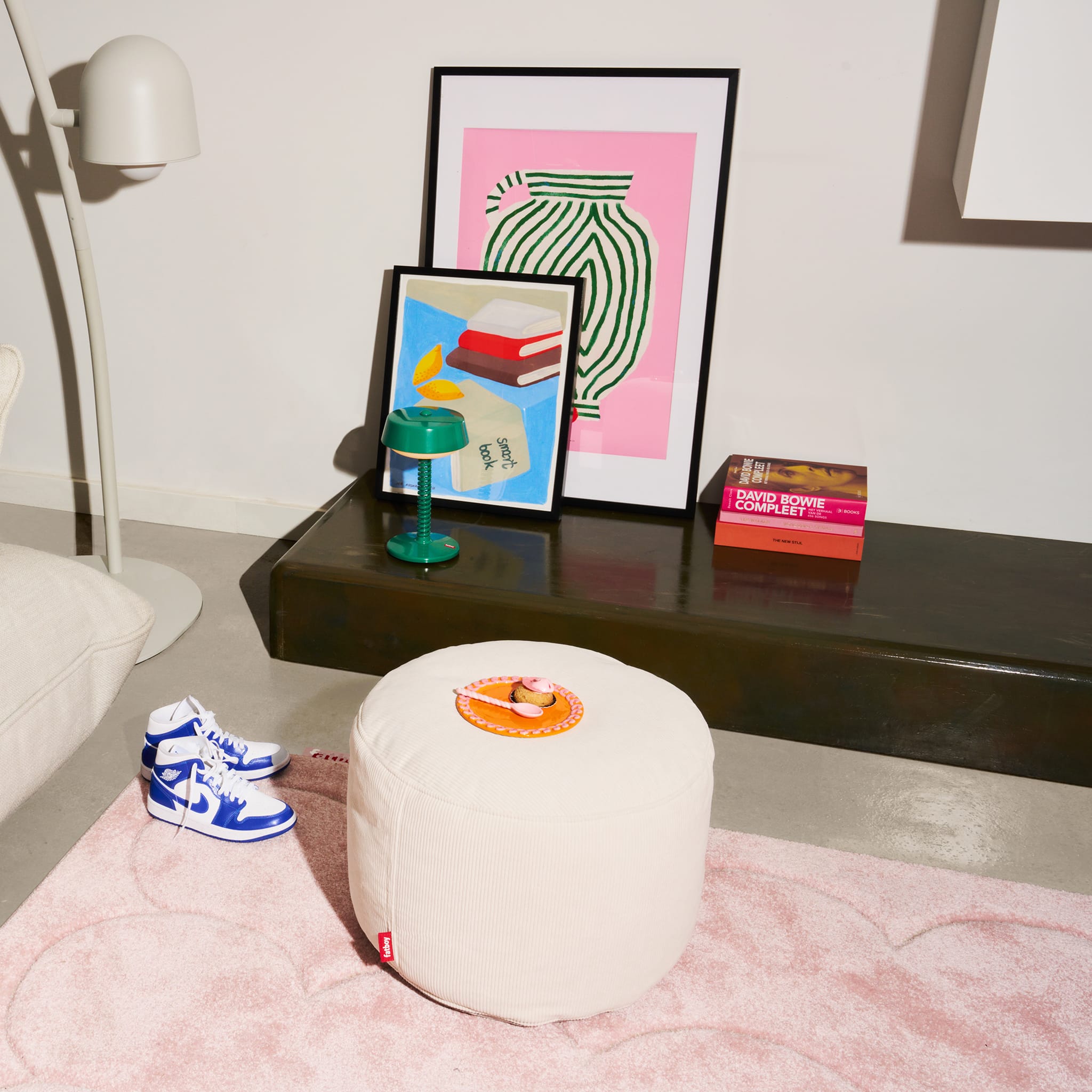 Point Cord Ottoman & Footrest Indoor Use