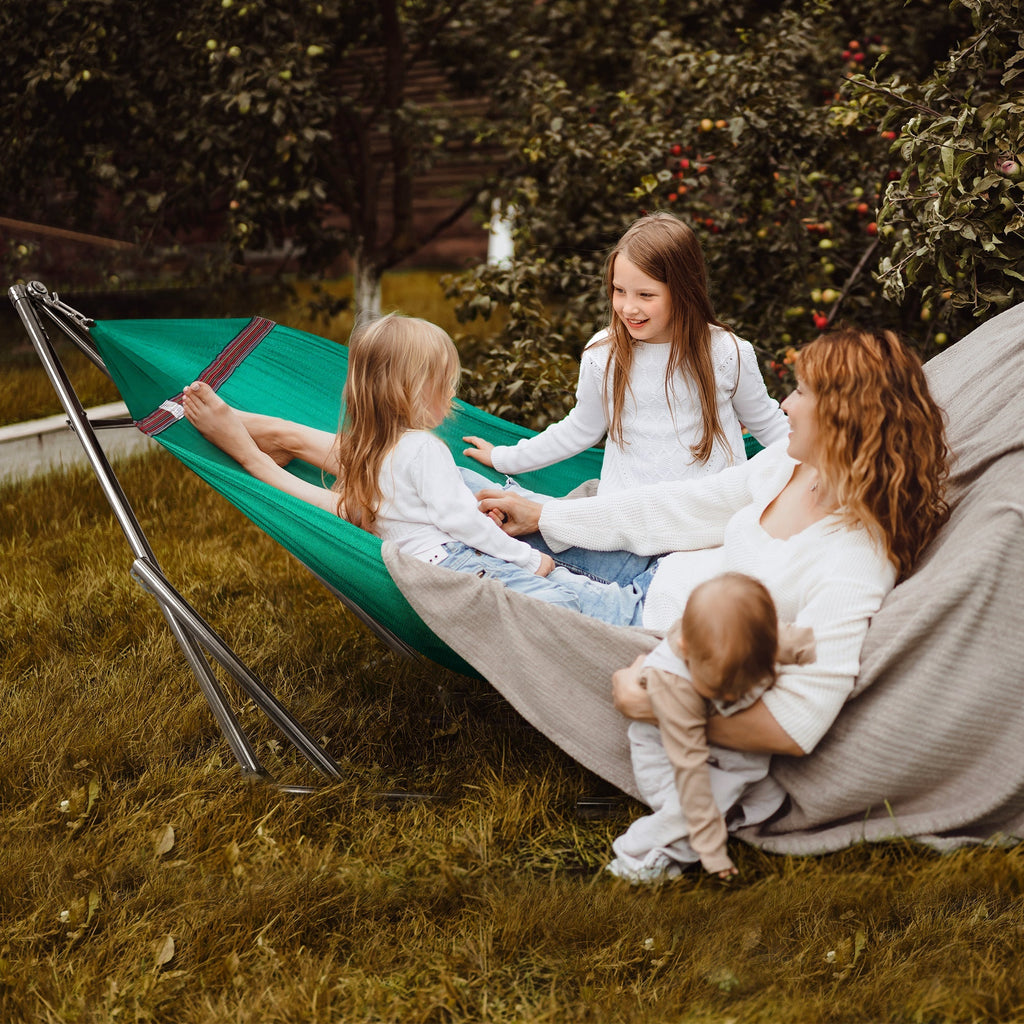 Tranquillo Original Stainless Steel Hammock Stand for Ultimate Relaxation