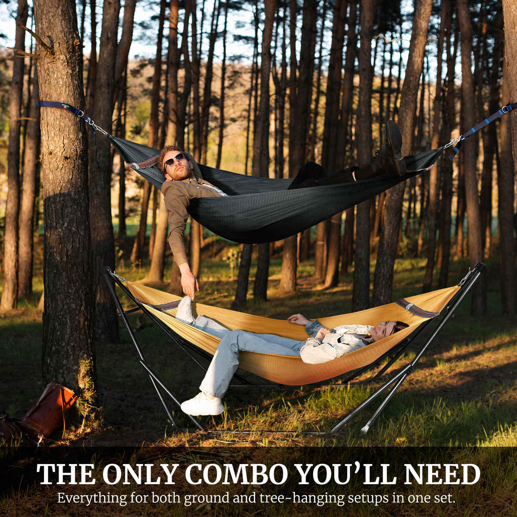 Tranquillo Comfort Set Original Hammock Stand for Ultimate Relaxation