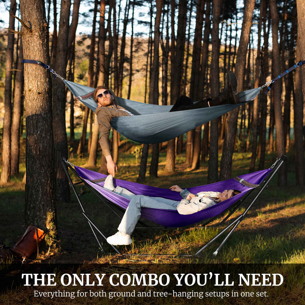 Tranquillo Comfort Set Original Hammock Stand for Ultimate Relaxation