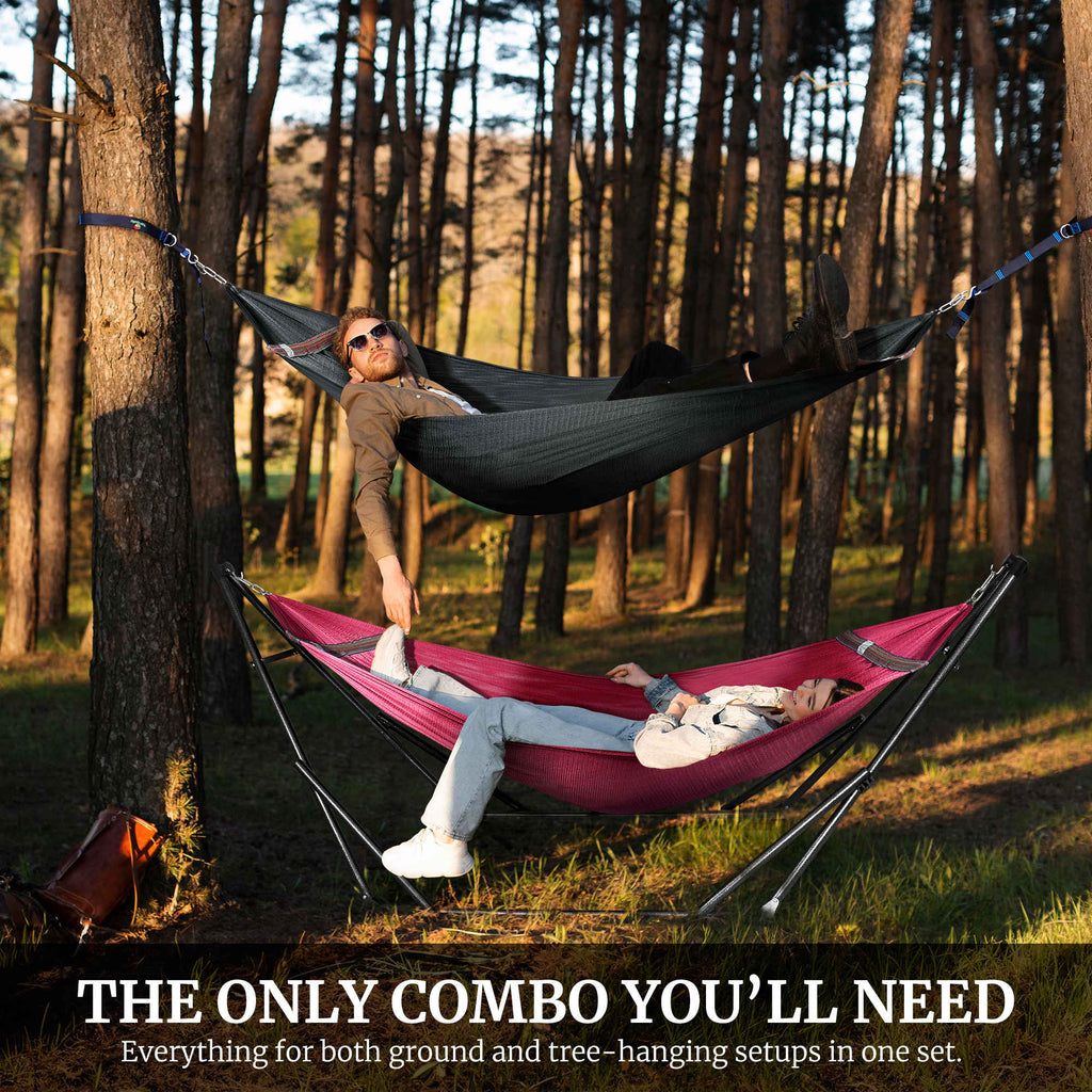 Tranquillo Comfort Set Original Hammock Stand for Ultimate Relaxation