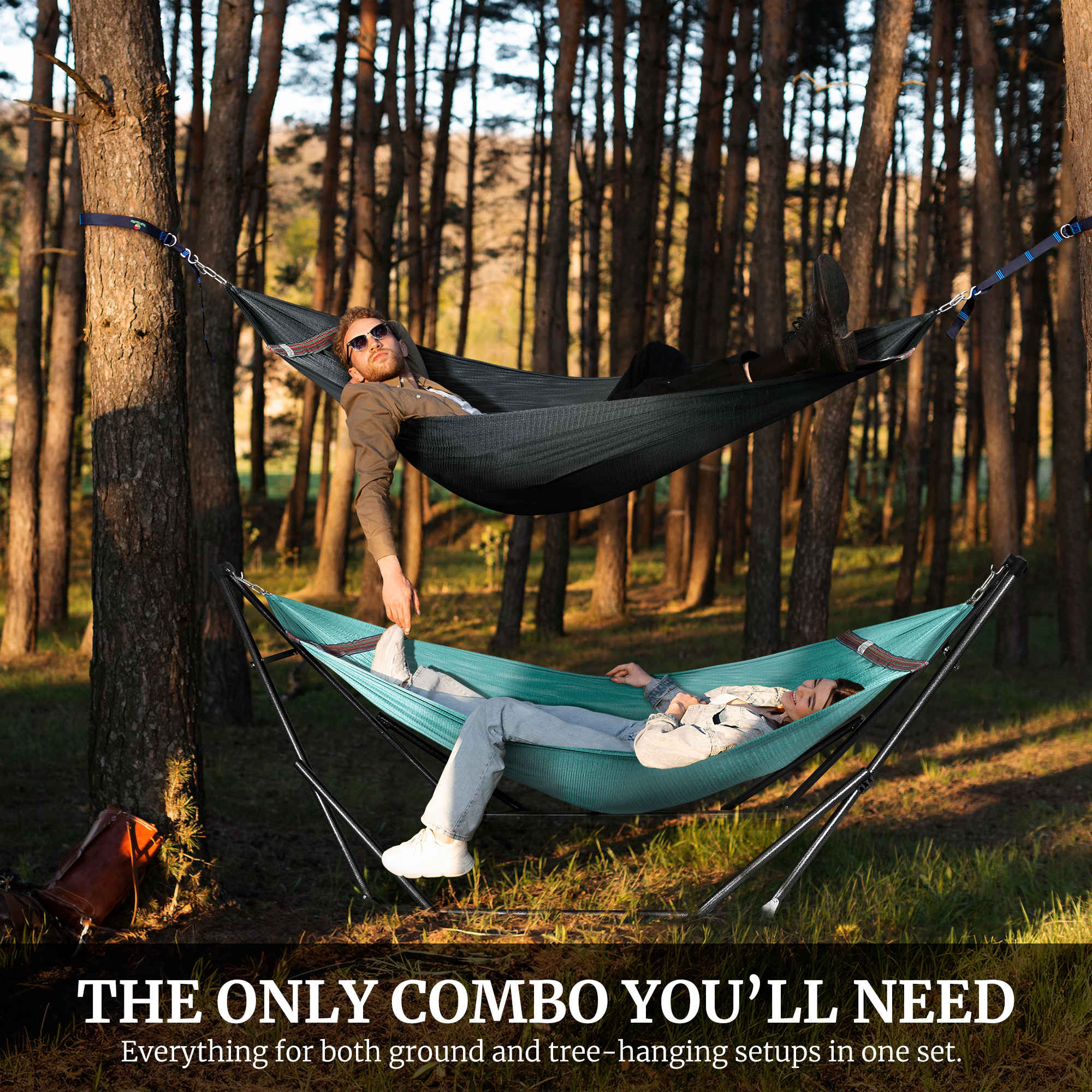 Tranquillo Comfort Set Original Hammock Stand for Ultimate Relaxation