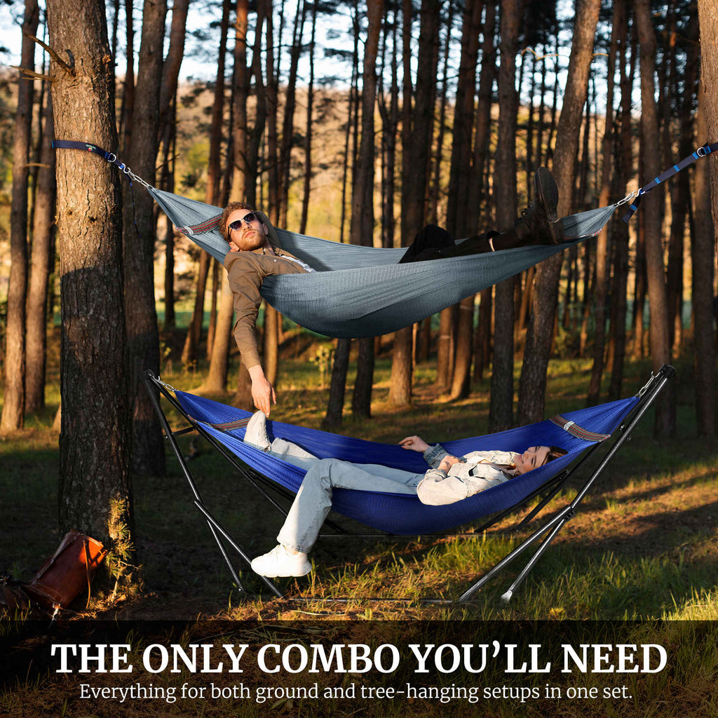 Tranquillo Comfort Set Original Hammock Stand for Ultimate Relaxation