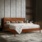 Rorns Panthera Platform Bed Frame With Headboard for Ultimate Comfort