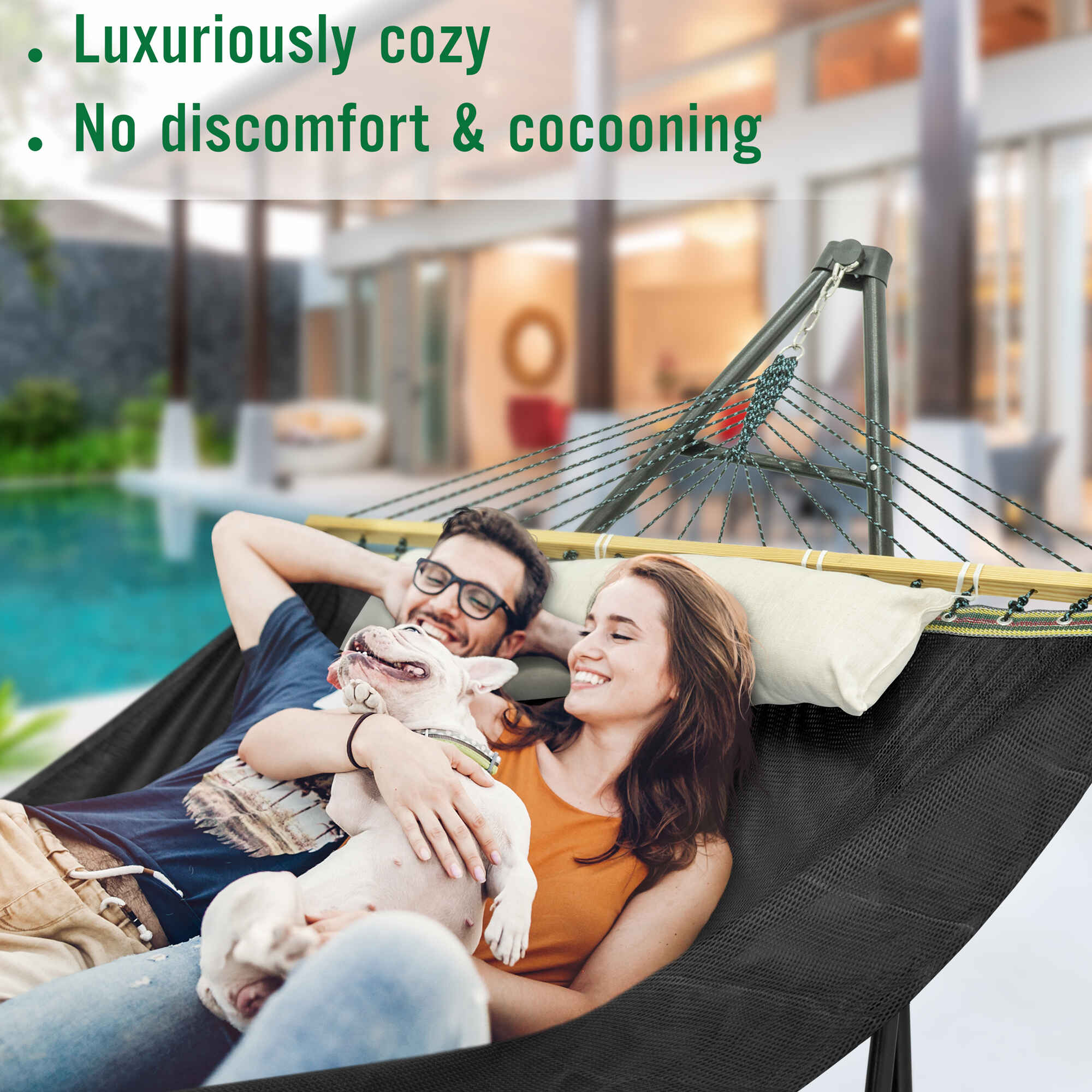 Tranquillo Unity Adjustable Hammock Stand for Ultimate Relaxation