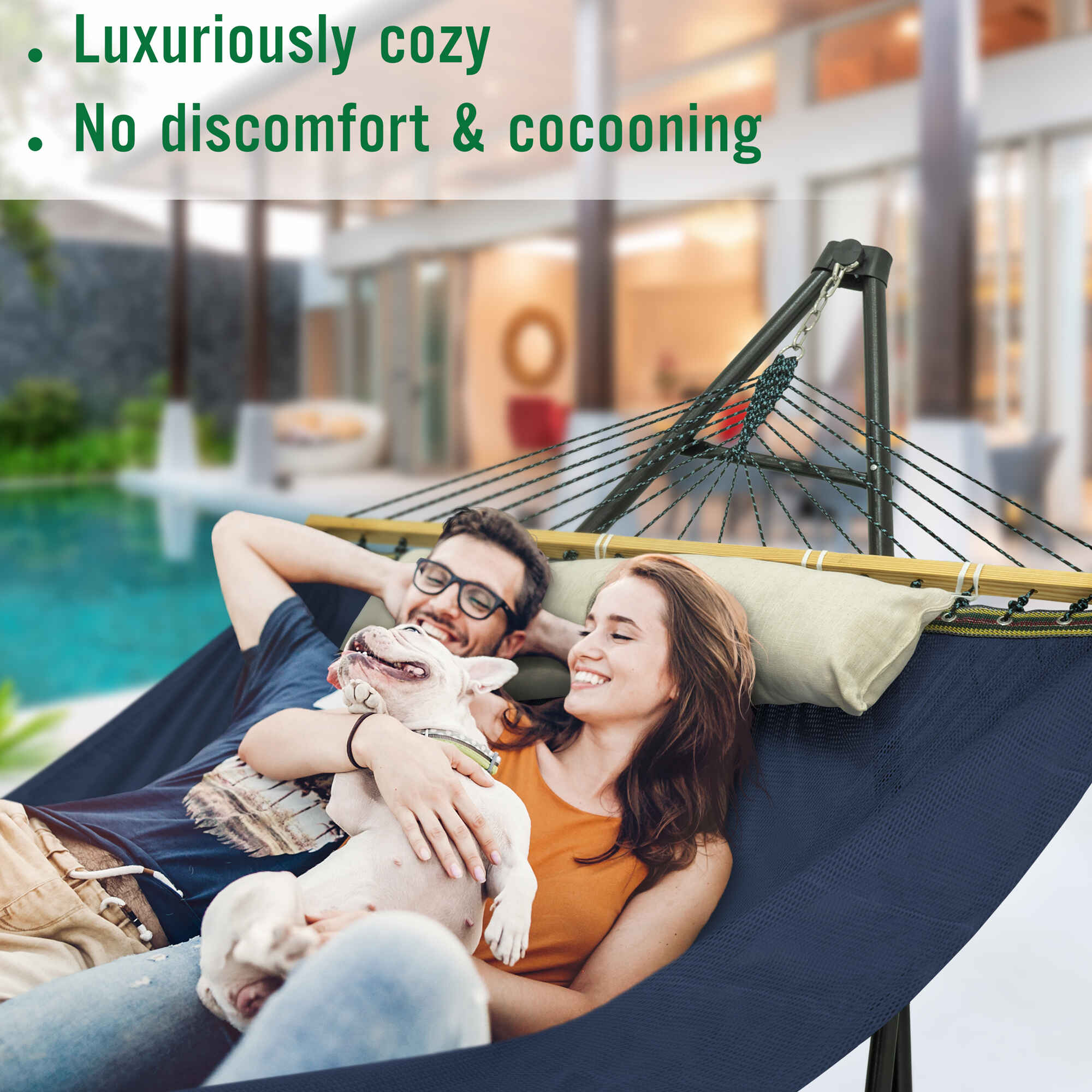 Tranquillo Unity Adjustable Hammock Stand for Ultimate Relaxation