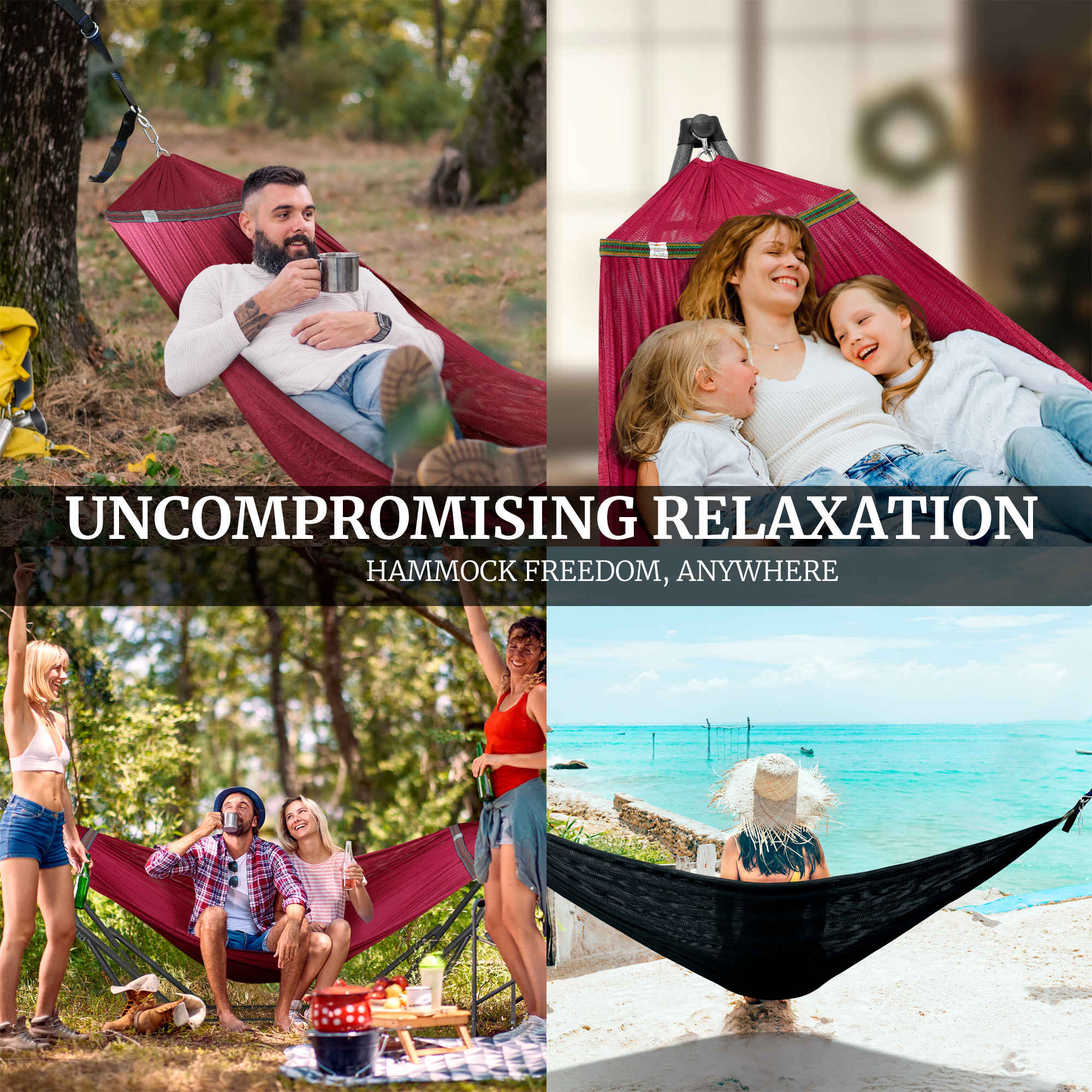 Tranquillo Comfort Set Original Hammock Stand for Ultimate Relaxation