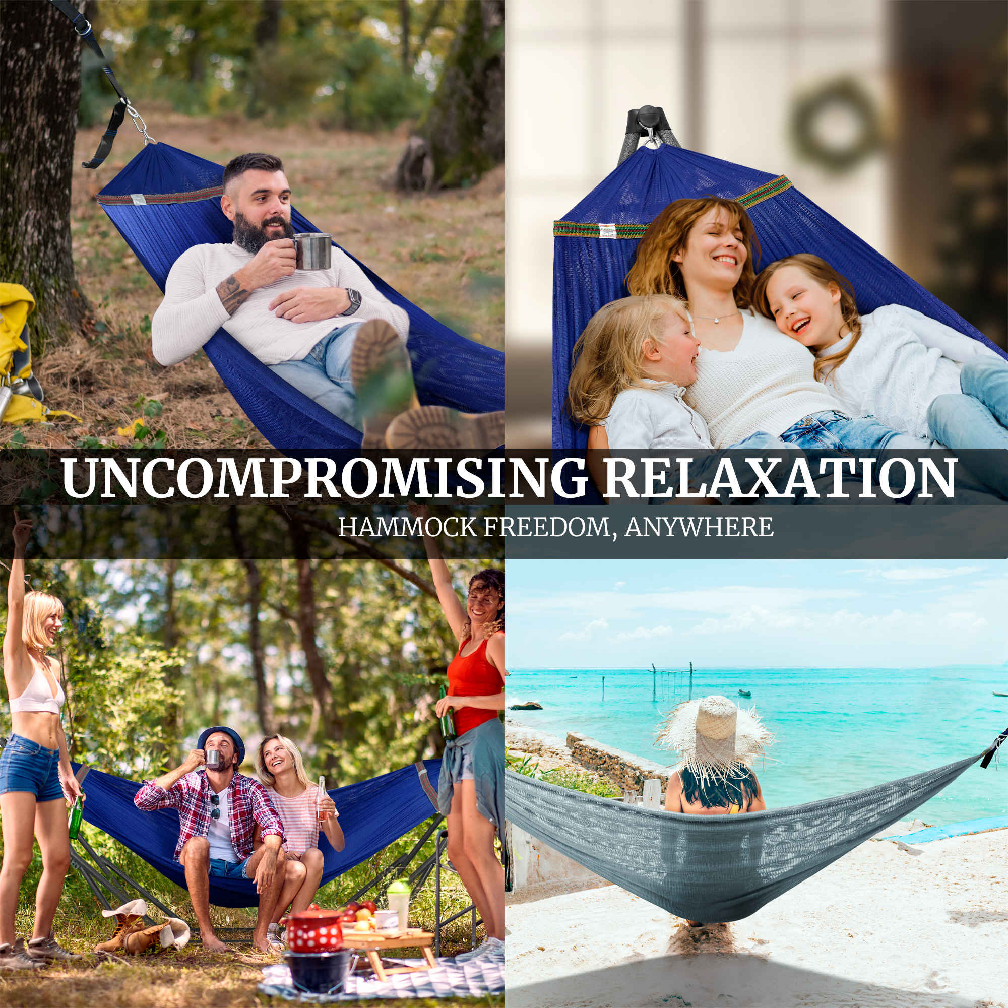 Tranquillo Comfort Set Original Hammock Stand for Ultimate Relaxation