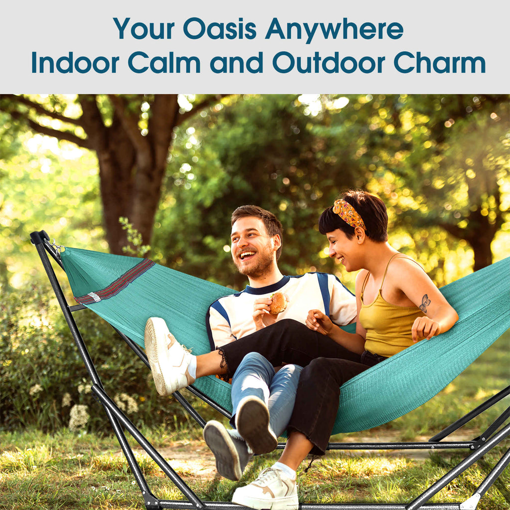 Tranquillo Original Collapsible Hammock with Stand for Ultimate Relaxation