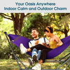 Tranquillo Original Collapsible Hammock with Stand for Ultimate Relaxation