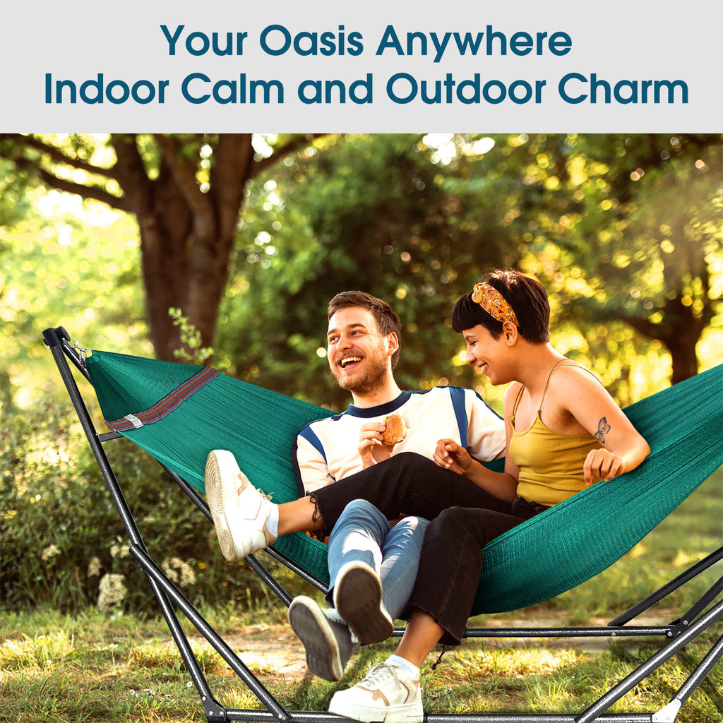 Tranquillo Original Collapsible Hammock with Stand for Ultimate Relaxation