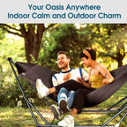 Tranquillo Original Collapsible Hammock with Stand for Ultimate Relaxation