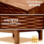 Acacia Elara Nightstand with 2 Drawers - Stylish Storage Solution