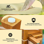 Tranquillo Solara Acacia Wood Outdoor Chairs Set of 2 with Cushions for Stylish Outdoor Seating