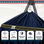 Tranquillo Uniki Canvas Hammock with Stand for Ultimate Relaxation