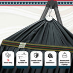 Tranquillo Uniki Canvas Hammock with Stand for Ultimate Relaxation