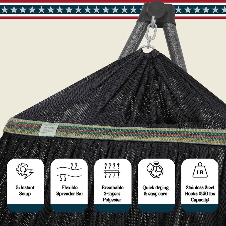 Tranquillo Uniki Collapsible Hammock Stand for Ultimate Relaxation