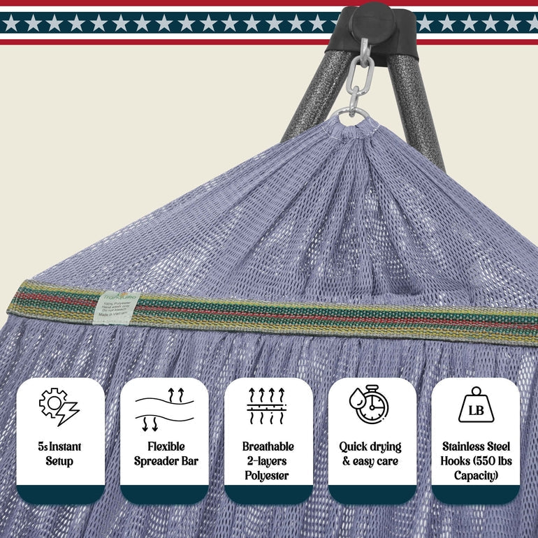 Tranquillo Uniki Collapsible Hammock Stand for Ultimate Relaxation