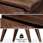 Rorns Laden Nightstand with Drawer - Stylish and Functional Bedroom Storage