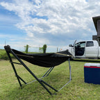 Tranquillo Uniki Canvas Hammock with Stand for Ultimate Relaxation