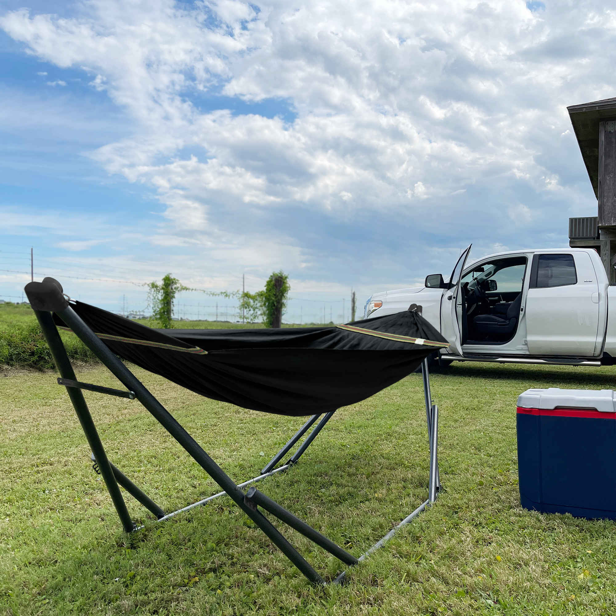 Tranquillo Uniki Canvas Hammock with Stand for Ultimate Relaxation