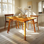 Acacia Verve 48" Solid Wood Dining Table - Ideal Kitchen Table for 4