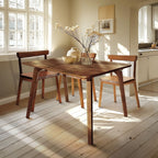 Acacia Verve 48" Solid Wood Dining Table - Ideal Kitchen Table for 4