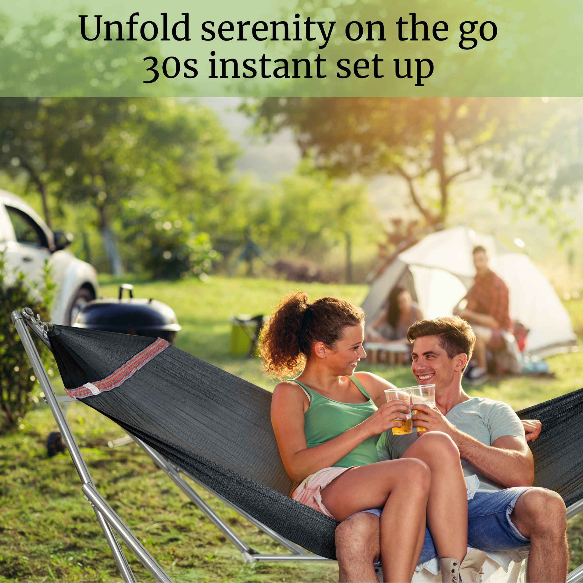 Tranquillo Universal Stainless Steel Hammock Stand for Ultimate Relaxation