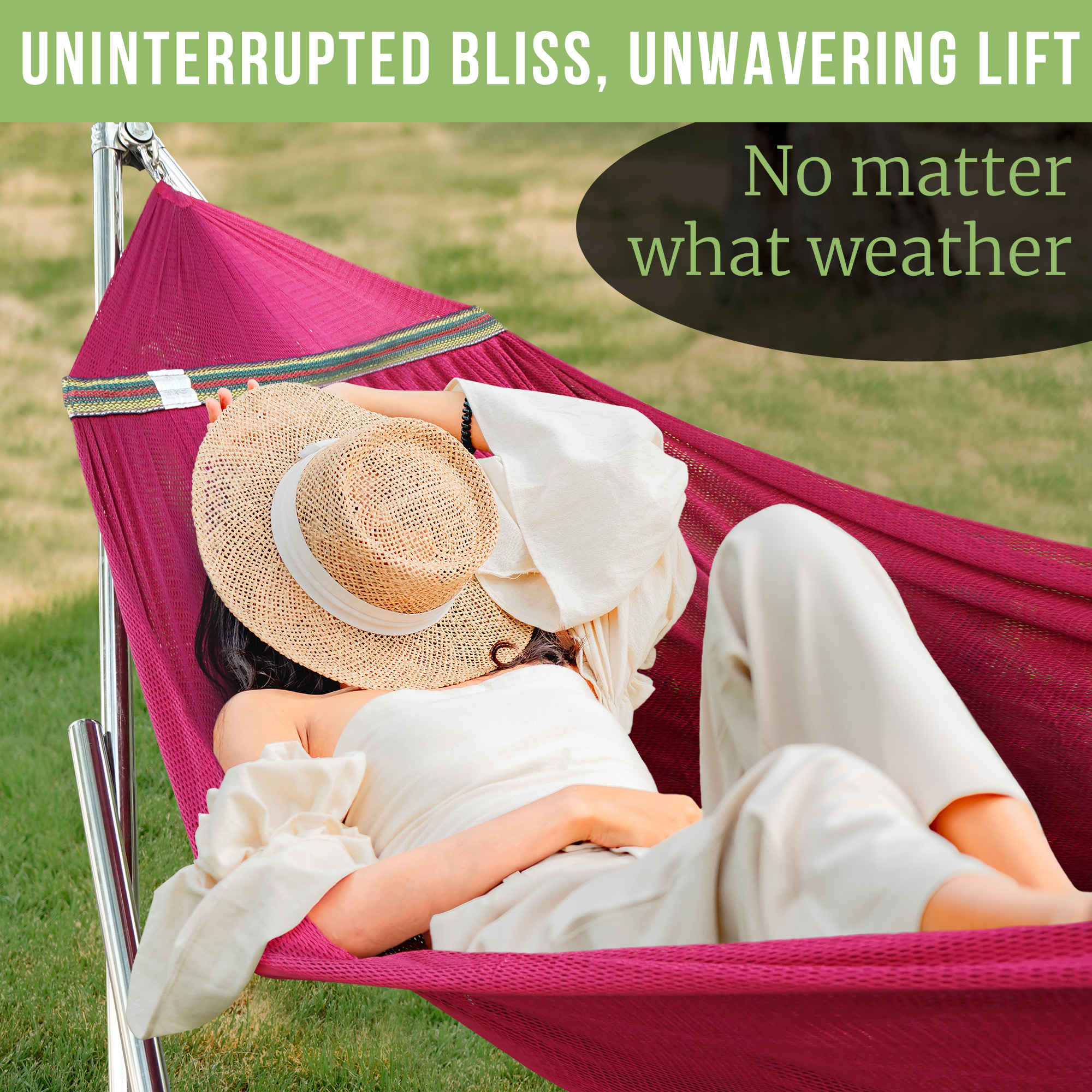 Tranquillo Universal Stainless Steel Hammock Stand for Ultimate Relaxation