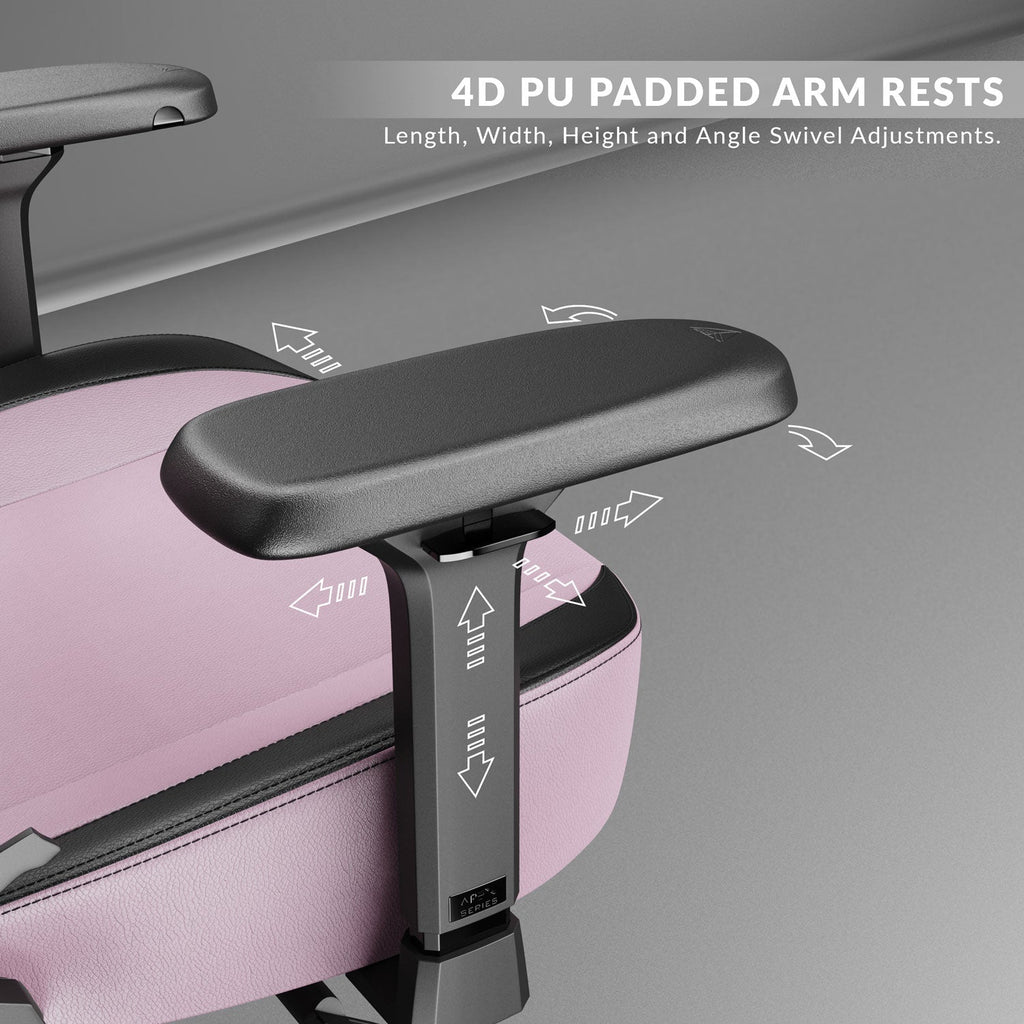 Apex Series - Pretty Pink Gaming Chair