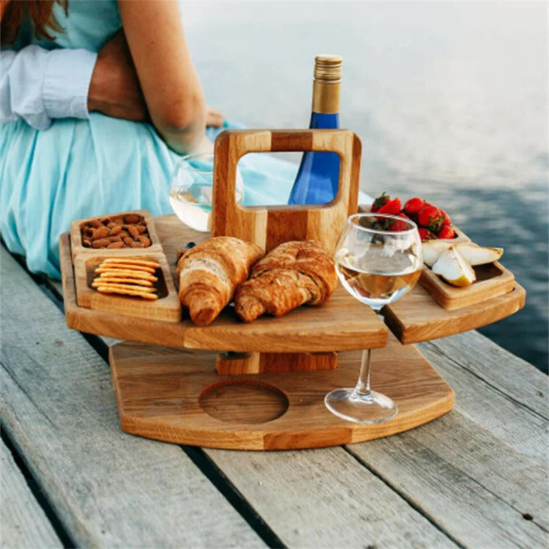 Portable Picnic Charcuterie Tray