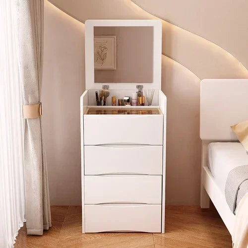 Compact Vanity with Hidden Seat