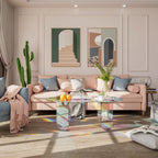 Iridescent Acrylic Coffee Table