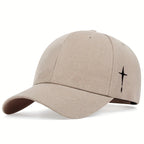 Cross Embroidered Baseball Hat