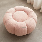 Bouclé Pouf Fleur