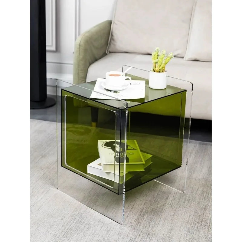 Floating Colour Cube Side Table
