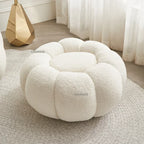 Bouclé Pouf Fleur