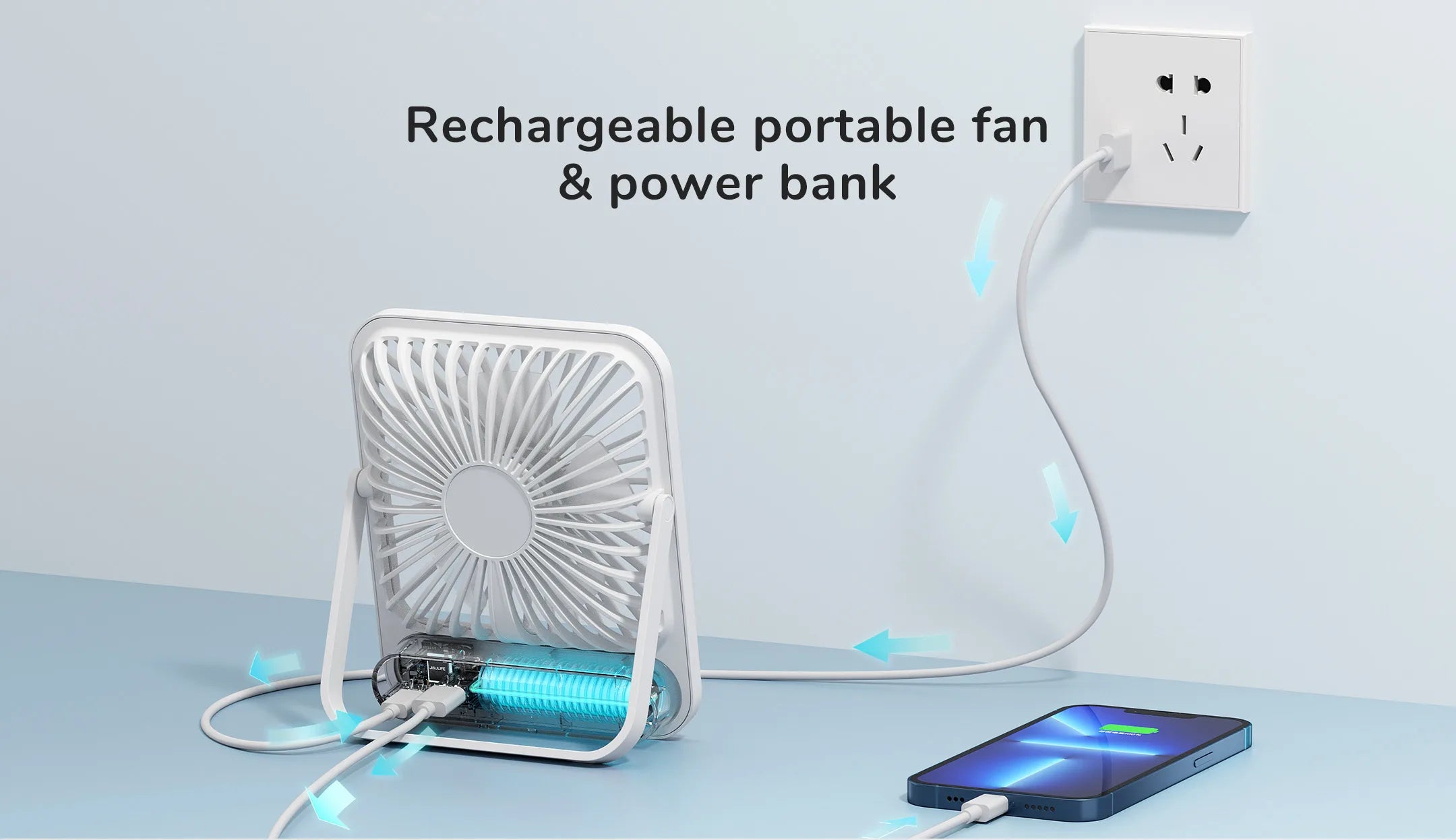 Sleek Desk Fan