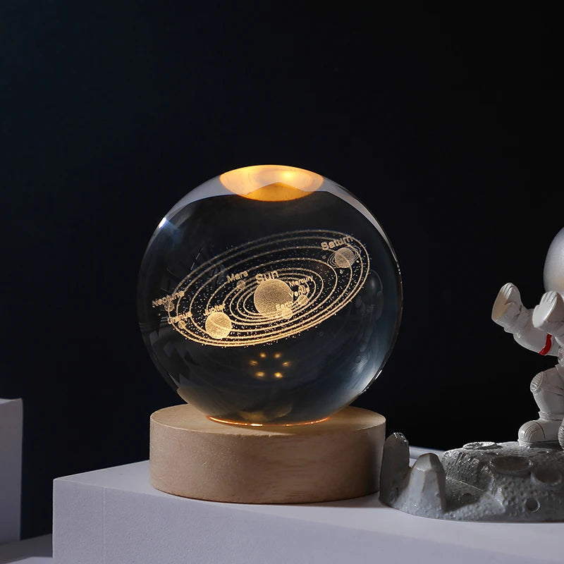 Galactic Crystal Ball Lamp