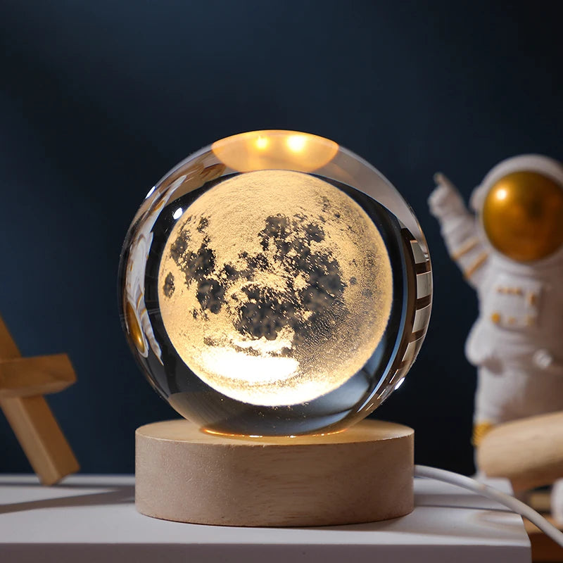 Galactic Crystal Ball Lamp