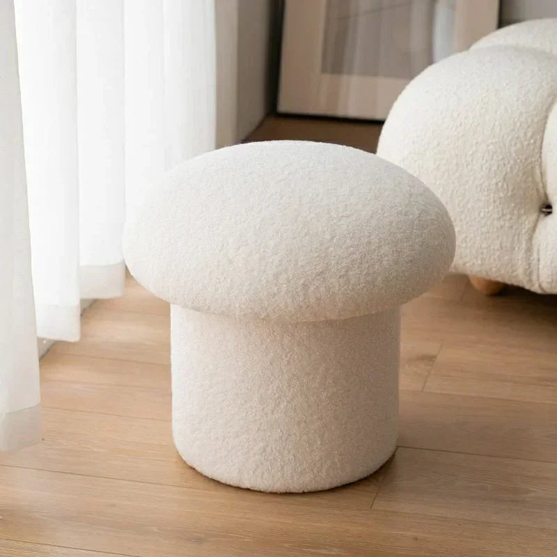 Bouclé Pouf Champignon
