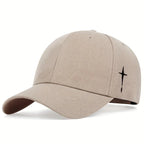 Cross Embroidered Baseball Hat