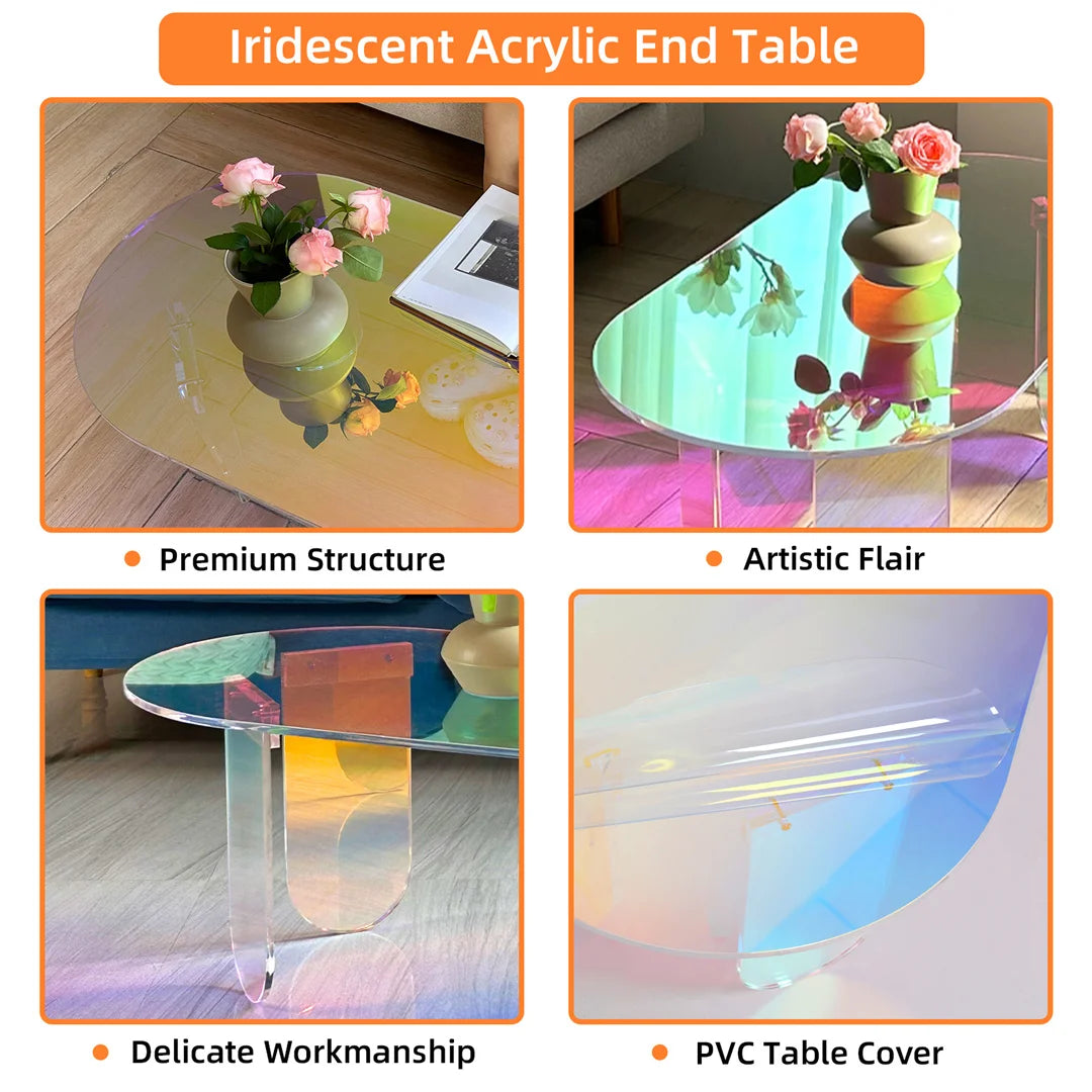 Iridescent Acrylic Coffee Table